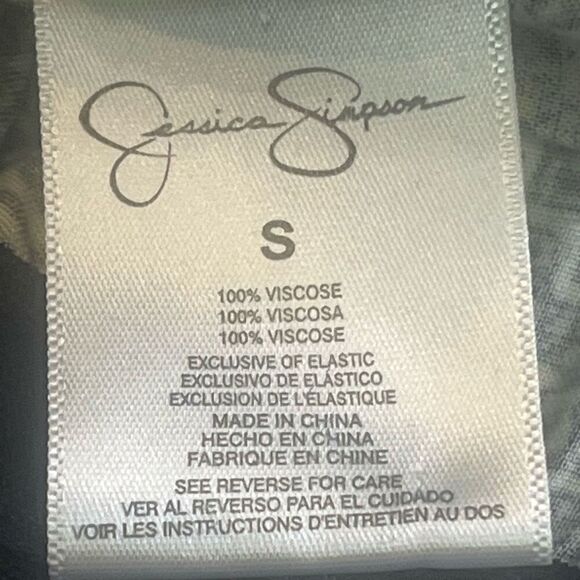 Jessica Simpson 100% Viscose Aztec Southwestern Rope Straps Pull On Jumpsuit - Picture 4 of 5